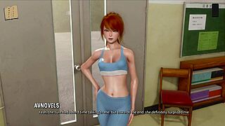 Curvy Mature in Sexy Outfit Gets Clothes Ripped in 3D Game
