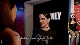 Stripper gives a wild blowjob in a night club from Tales Deep Eve 7