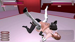 Kinky fight club t1r22 gawthicc vs chelsea in anime hentai 😈