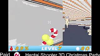 Hentai shooter throws a wild 3D Christmas party with uncensored monster action.