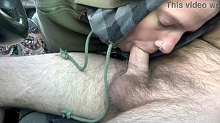 Fromeb sucking cock in the car