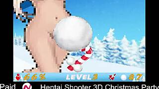 Hentai shooter throws a wild 3D Christmas party with uncensored monster action.