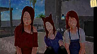 what's going on with my new redhead family in this cartoon?