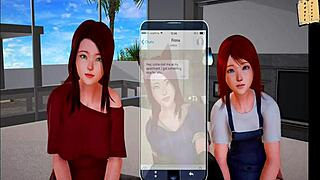 what's going on with my new redhead family in this cartoon?