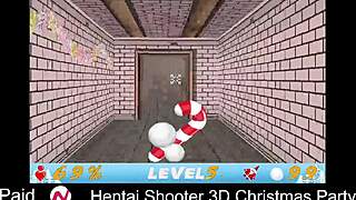 Hentai shooter throws a wild 3D Christmas party with uncensored monster action.