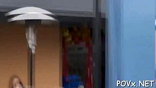 omg, this teen 18+ is so tiny and legal, licking balls in pov blowjob!!