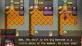 Unreal! Harem in Another World Hentai Game Ep 18 Shows Magic Bath Peephole Squirting!