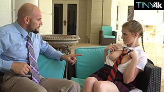 Hey, wanna watch this slutty spinner take 10 inches during a study break?