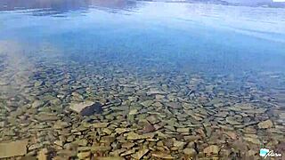 Public beach banging in paradise feels so good!