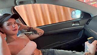 teen car washer, want to take this big cock in your throat?