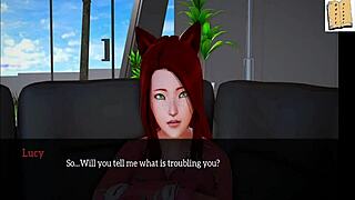 My new family 141 with redhead in 3d cartoon