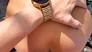 Public beach banging in paradise feels so good!