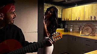 Latina nympho takes big ass doggy style pounding