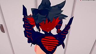 Ryuko Matoi from Kill la Kill gets fucked hard in this free pov 3d cartoon fantasy?