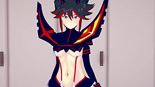 Ryuko Matoi from Kill la Kill gets fucked hard in this free pov 3d cartoon fantasy?