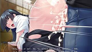 my friend’s busty mom became my secret obsession in this wild anime tale. part 1 with english subs reveals her curvy tits and forbidden creampie.