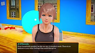 My new family game with small tits blonde