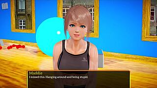 My new family game with small tits blonde