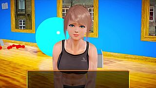 My new family game with small tits blonde