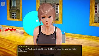 My new family game with small tits blonde