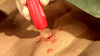 Hey, wanna see Master Jeans dominate Julia Hunter in fetish shop play?