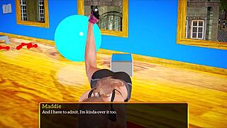 My new family game with small tits blonde