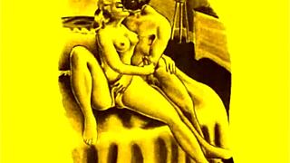 Vintage Erotic Drawings with Retro Hairy Vibes