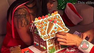 narrative of making a gingerbread house with friends part 2