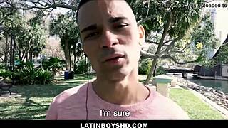 Straight latin twink offers cash to fuck gay guy on street pov with gabriel leonardo