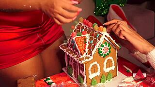 narrative of making a gingerbread house with friends part 2