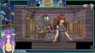 in witch trainer silver part 20, the sexy teacher seduces her college student.