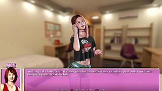 Wow, Denise the hot ebony teacher gets her curvy ass pounded in anime game!