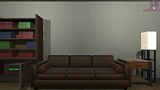 Teen handles huge cocks in 3D blowbang with bukkake and titjob action