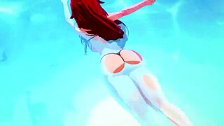 Yo, Roxy Migurdia getting pounded by the pool while Eris watches! Wild fantasy! 🏊‍♂️