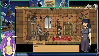 in witch trainer silver part 20, the sexy teacher seduces her college student.