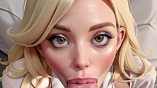 In a secret Spanish video, a girl sneaks to please her stepdad.