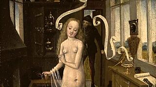 Vintage Erotic Art with Retro Cartoon Style