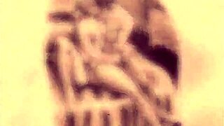 Vintage Erotic Art with Retro Cartoon Style