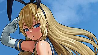 Shimakaze wants to control you in this wild hentai femdom scene