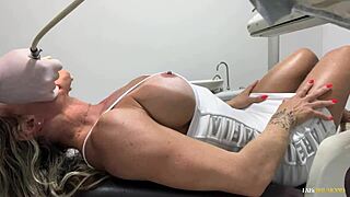 Milf Fabi Drumond Sits Hard on Dentist’s Shaft While Moaning Loud