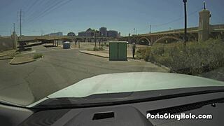 i’m just lovin suckin white dicks at porta gloryhole... damn, so many to swallow!