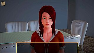 Wild Redhead in 3D Cartoon Erotic Action, Oh Yeah!