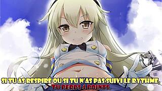 Shimakaze wants to control you in this wild hentai femdom scene