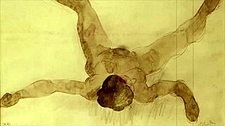 Vintage Erotic Art with Retro Cartoon Style