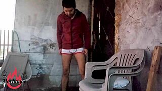 Men enjoy outdoor activities in a gay setting