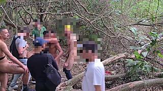Brazilian Gay Outdoor Adventure With Multiple Males On The Trail?