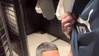 us guys in the pool bathroom handjob fetish 😏