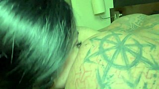 Horny Brunette Moans During Intense Rimjob