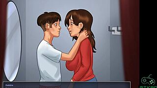 Summertime Saga Ep 14 - Debbie's first kiss and Diane selling milk!