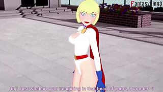 I’m Obsessed with Power Girl in This POV Superman Fantasy Animation